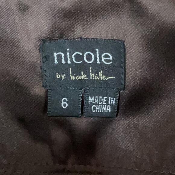 Nicole Miller Leopard Print Sheer Silk Chiffon Spaghetti Strap Dress SZ 6 - Picture 6 of 12